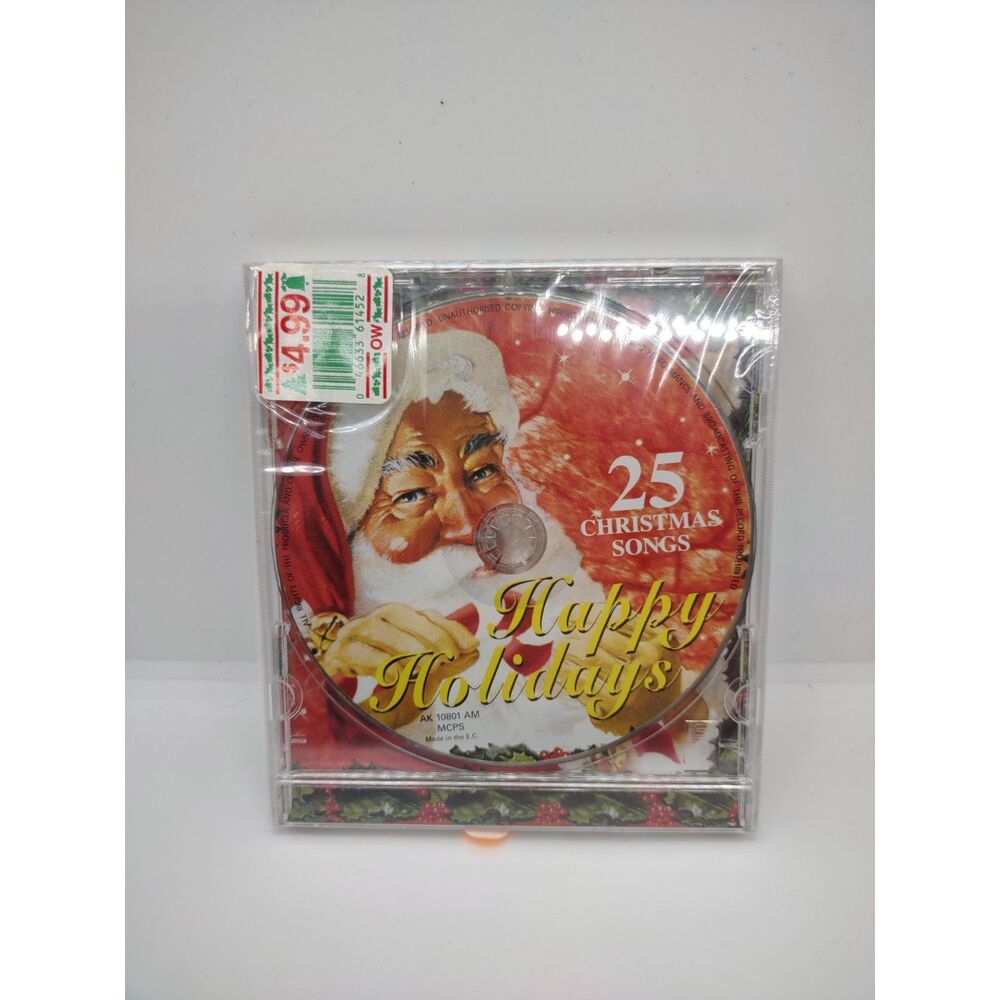 Happy Holidays 25 Christmas Songs 2001 CD - Made in Holland